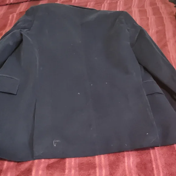 Stafford Classic Corduroy Navy Blazer - Picture 4 of 16